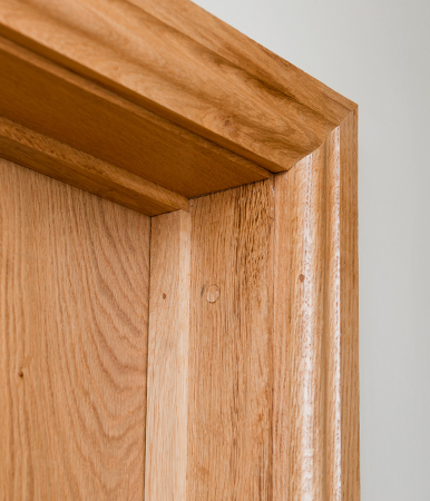 English oak architrave