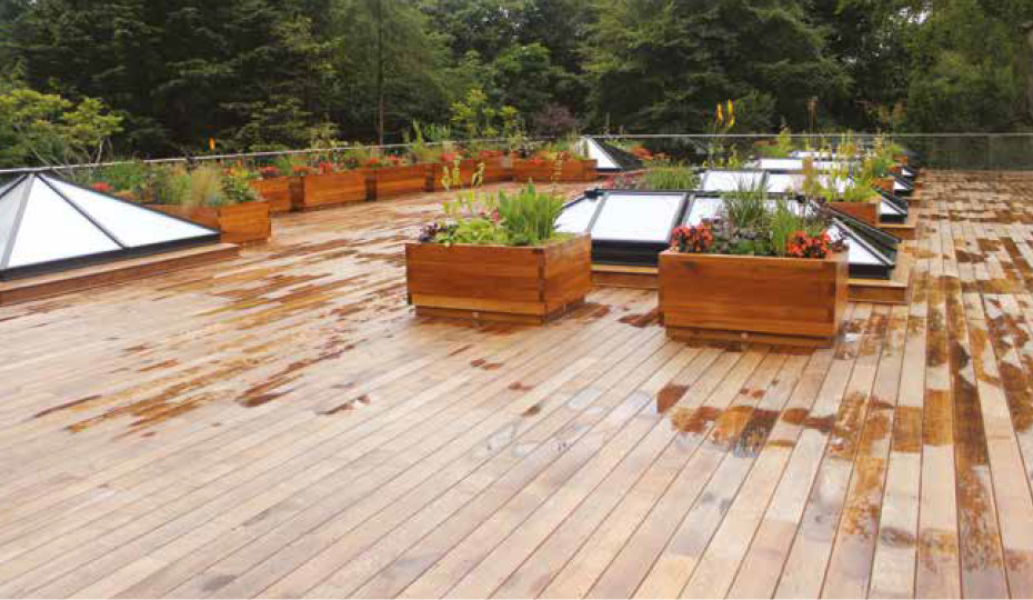 Brimstone ash decking