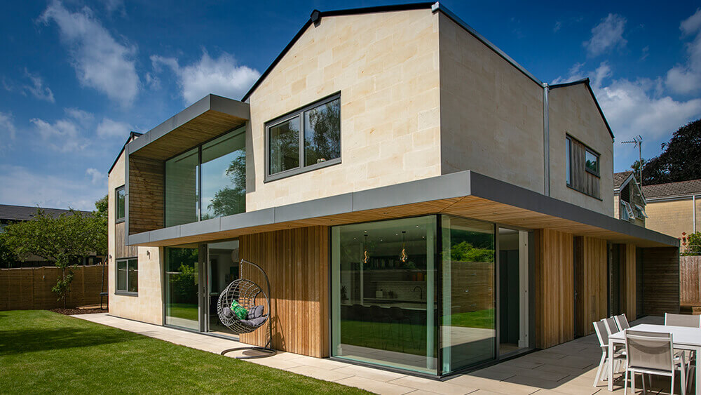 Bath Stone “Forever Home” with Brimstone Poplar