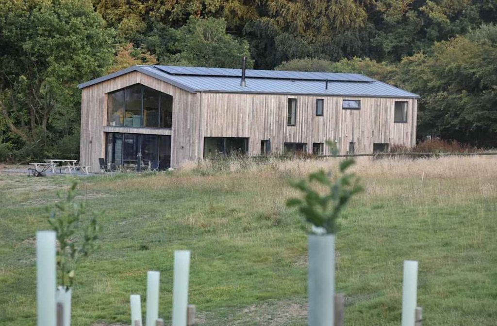 Barn Conversion clad in Brimstone Poplar