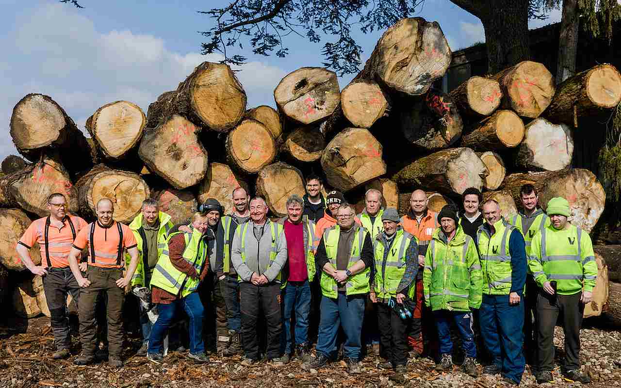 Studley Sawmill Team Photo