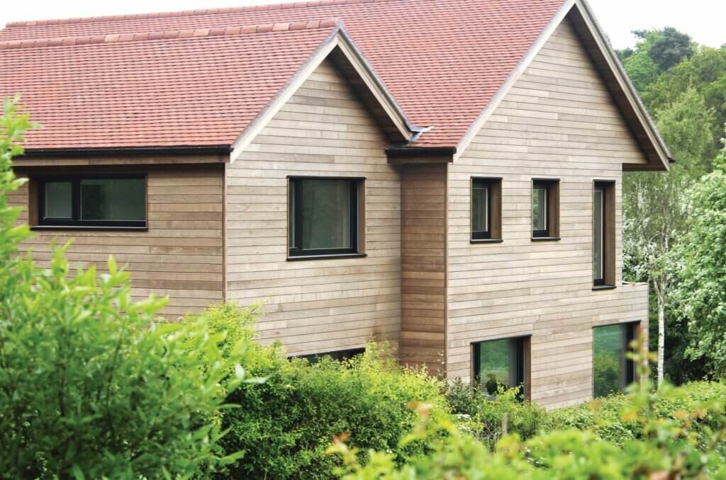 Brimstone Ash Cladding - Beautiful home