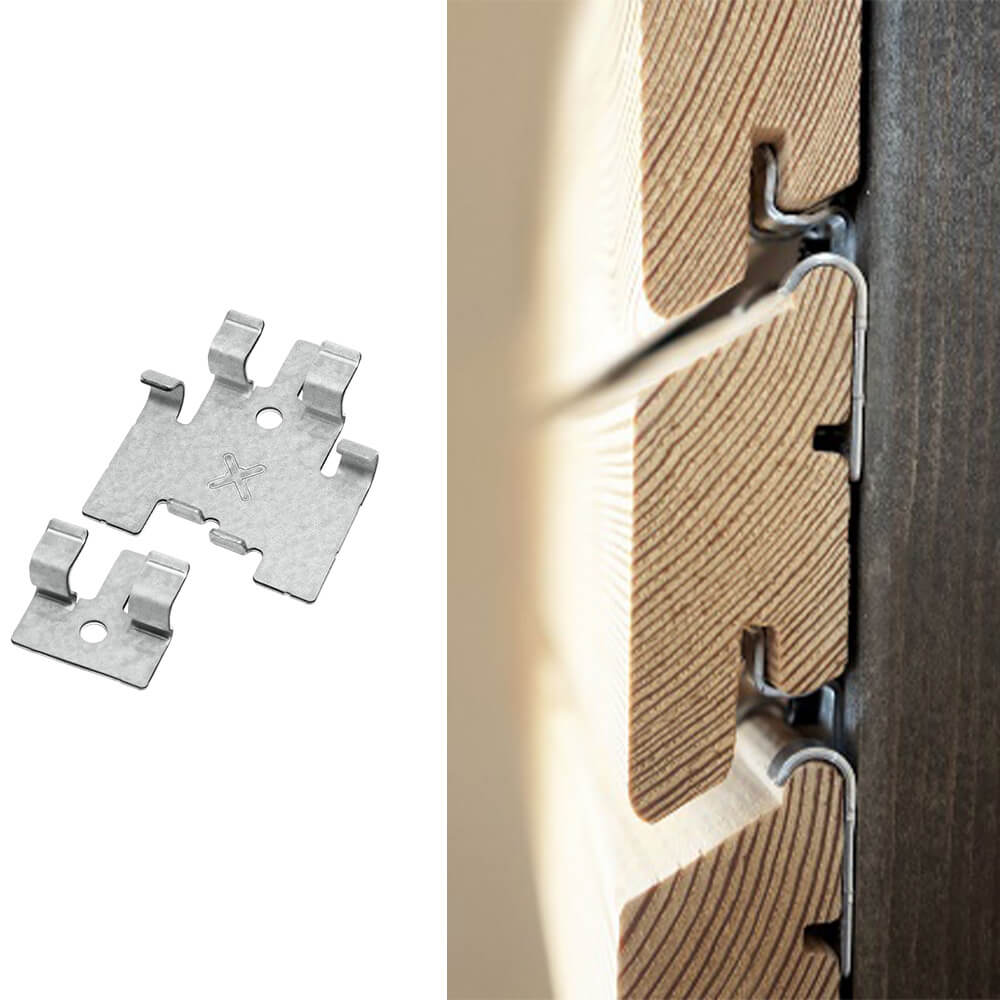 Hidden Cladding Fasteners Fixings for Timber Cladding - Vastern